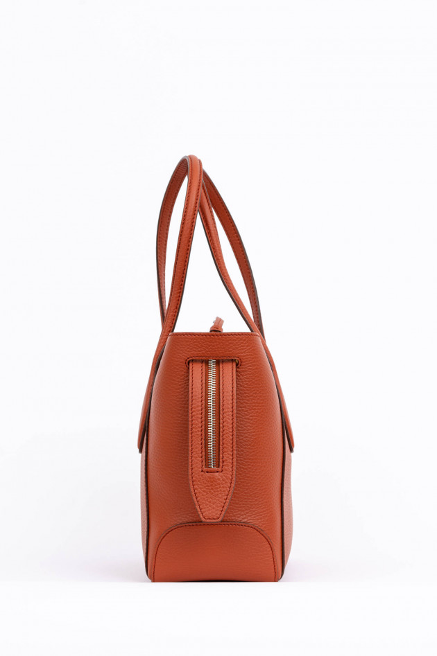 Tod's Mini Shopping Bag in Terracotta