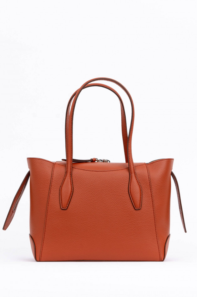 Tod's Mini Shopping Bag in Terracotta