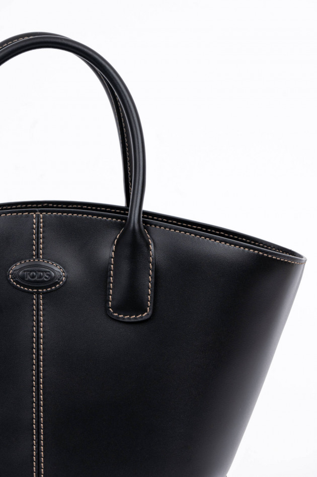 Tod's Tasche mit Trapezform in Schwarz