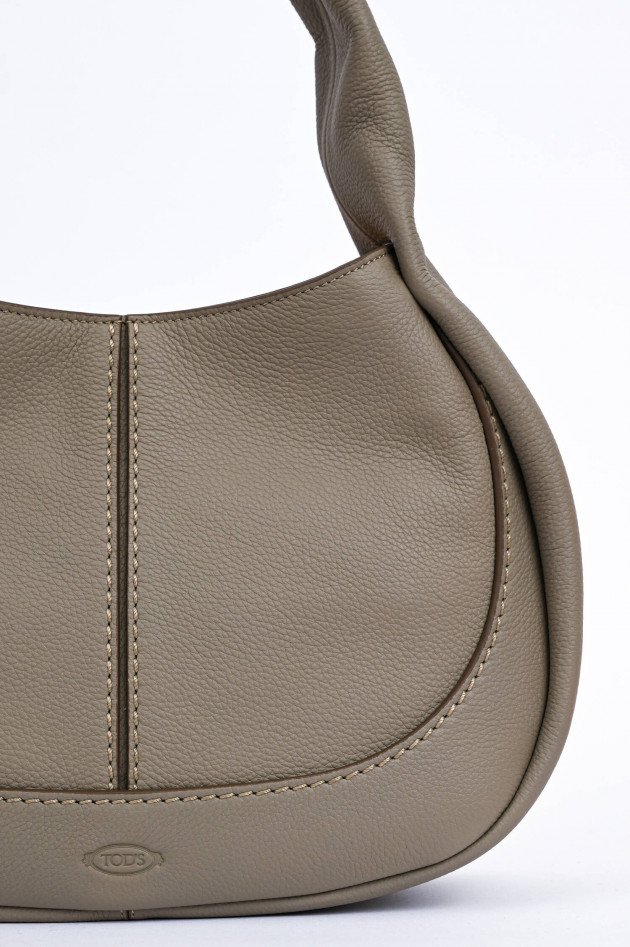 Tod's Kleines Hobo Bag in Taupe