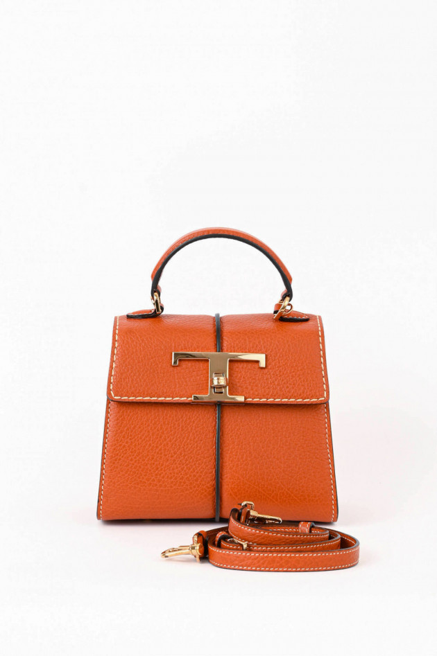 Tod's Ledertasche T Timeless in Orangebraun