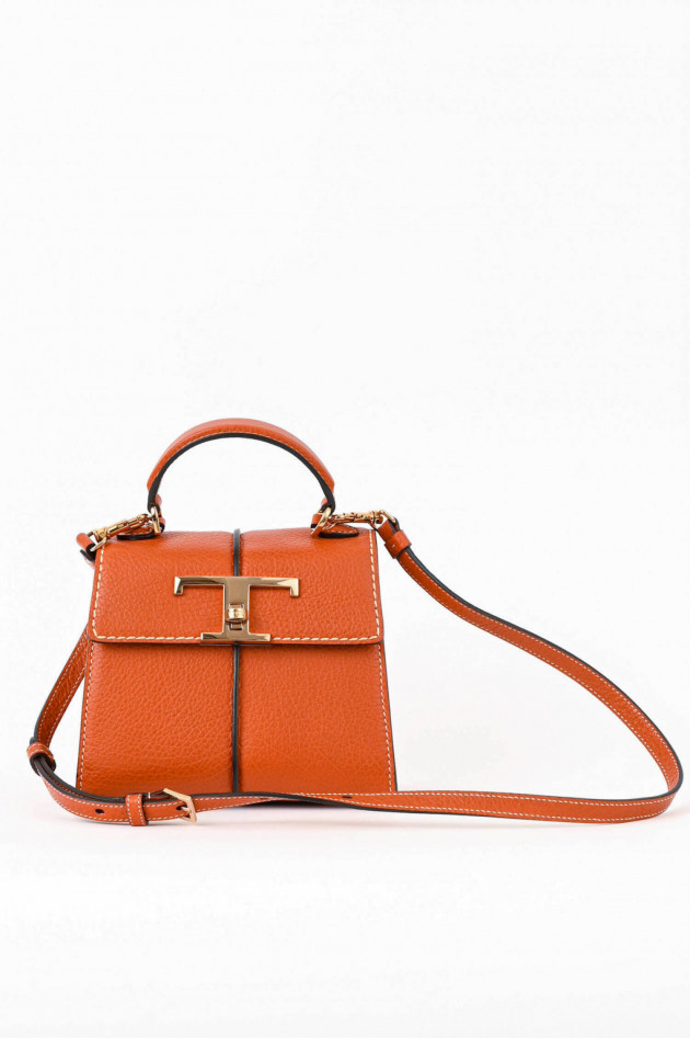 Tod's Ledertasche T Timeless in Orangebraun