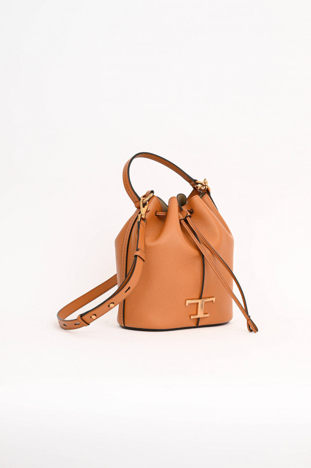 Tod's Beuteltasche T TIMELESS in Cognac