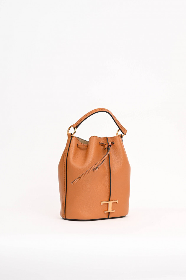 Tod's Beuteltasche T TIMELESS in Cognac