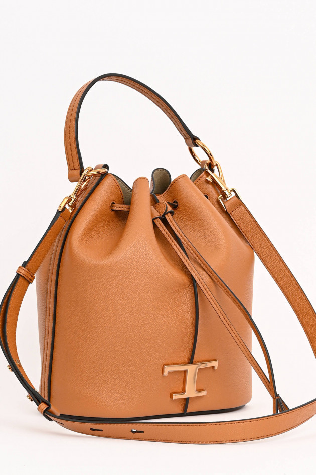 Tod's Beuteltasche T TIMELESS in Cognac