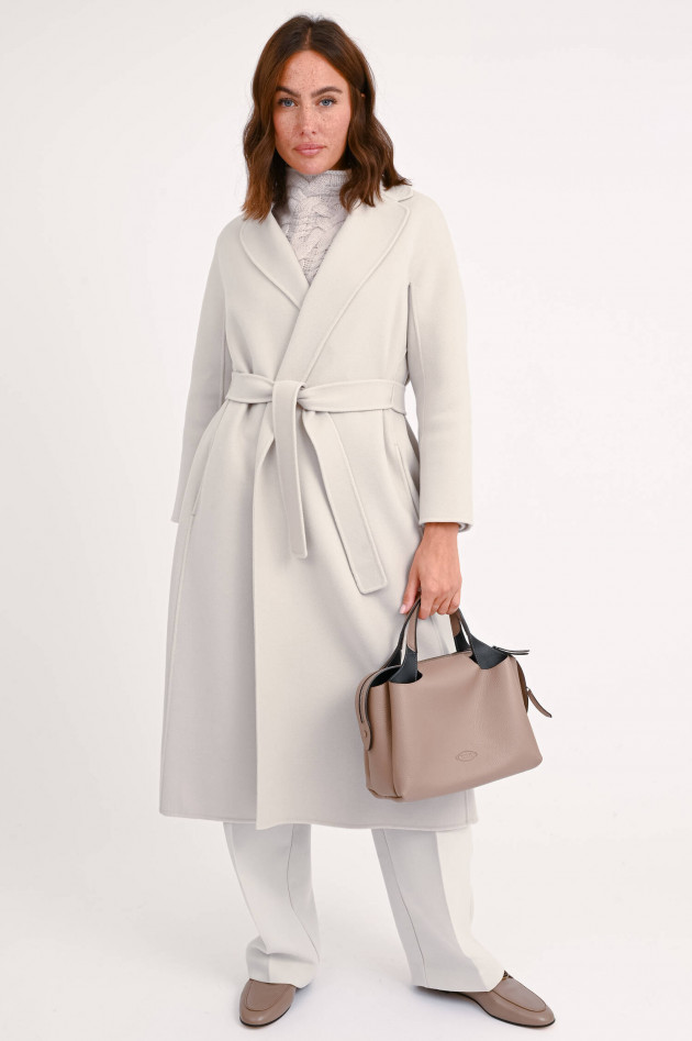 Tod's Tasche FLORIDA BAULETTO in Taupe/Schwarz