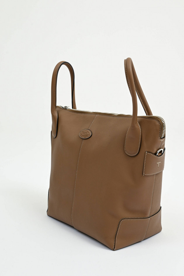 Tod's Shopper SACCA ZIP in Cappuccino