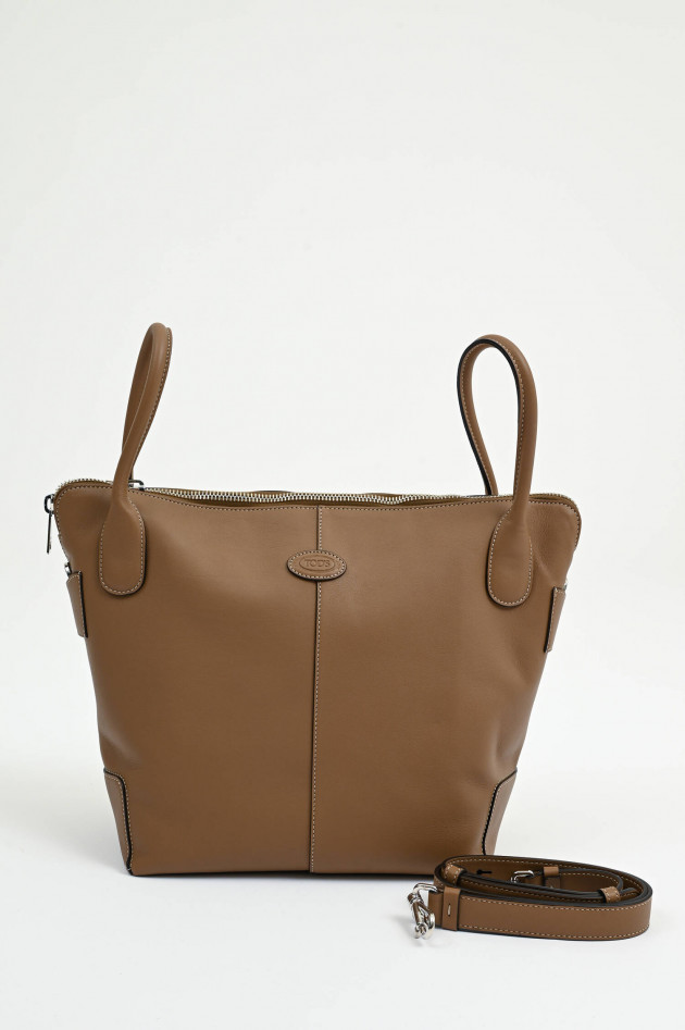 Tod's Shopper SACCA ZIP in Cappuccino