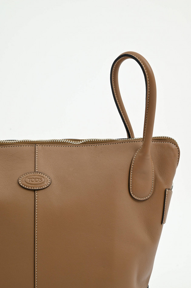 Tod's Shopper SACCA ZIP in Cappuccino