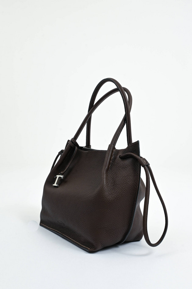 Tod's Tasche aus genarbtem Leder in Marrone