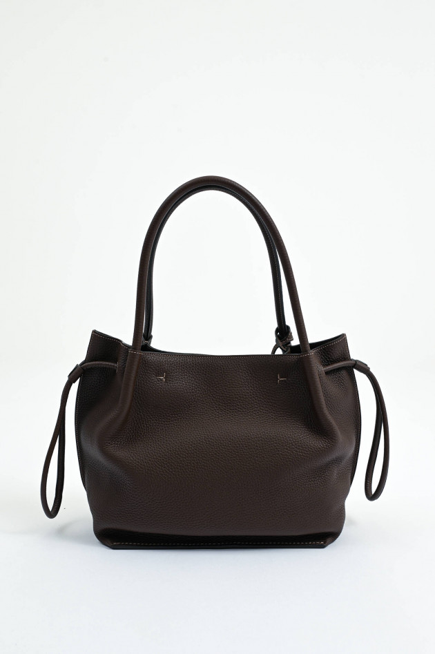 Tod's Tasche aus genarbtem Leder in Marrone
