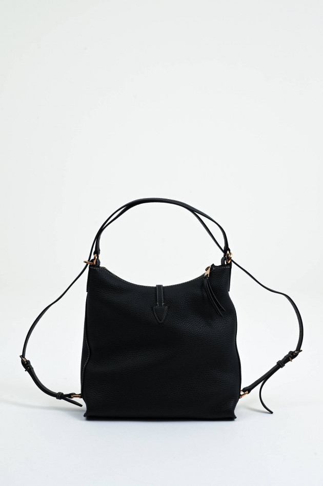 Tod's Tasche aus genarbtem Leder in Schwarz