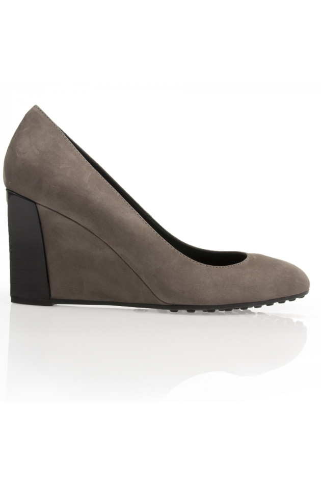 Tods Pumps mit Keilabsatz Taupe