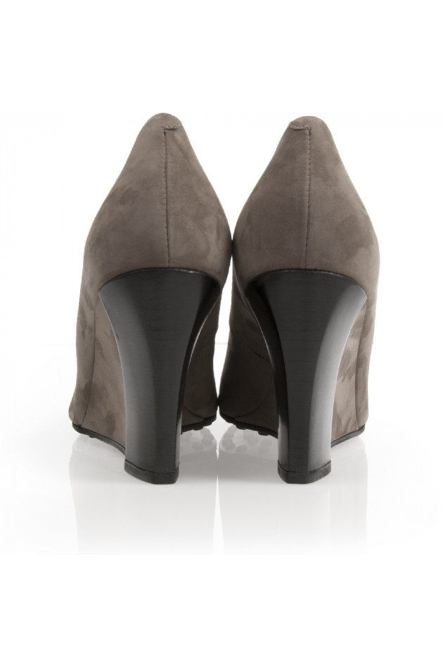 Tods Pumps mit Keilabsatz Taupe