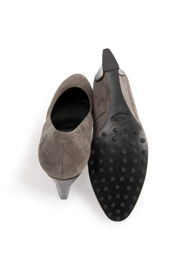 Tods Pumps mit Keilabsatz Taupe
