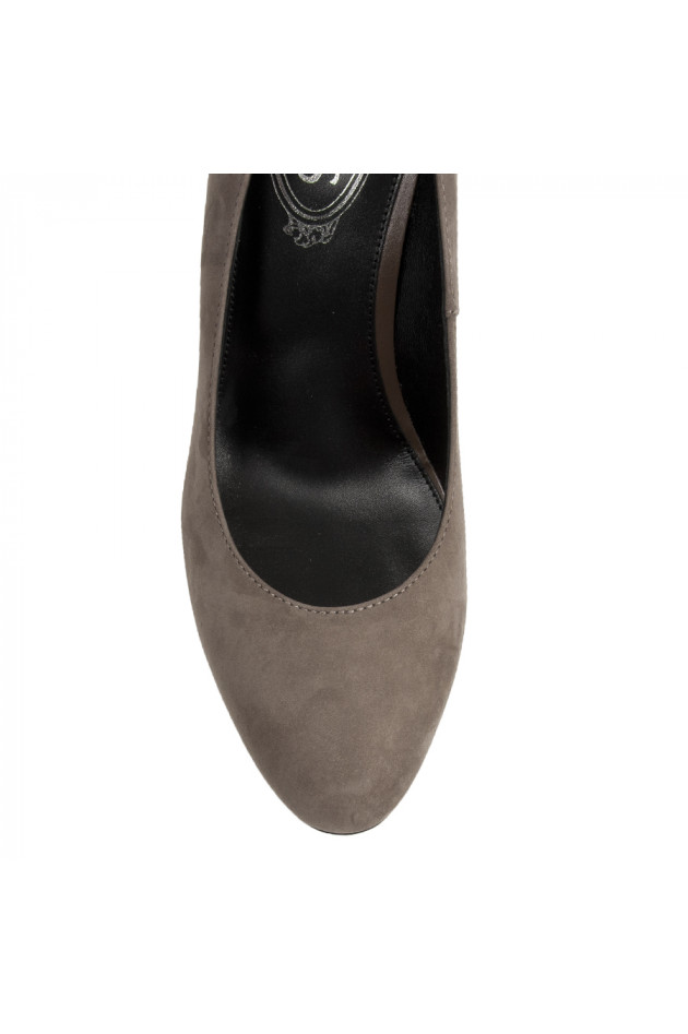 Tods Pumps mit Keilabsatz Taupe