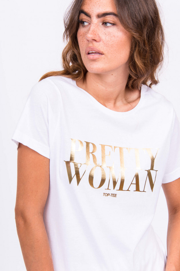 Top-Tee T-shirt PRETTY WOMAN in Weiß
