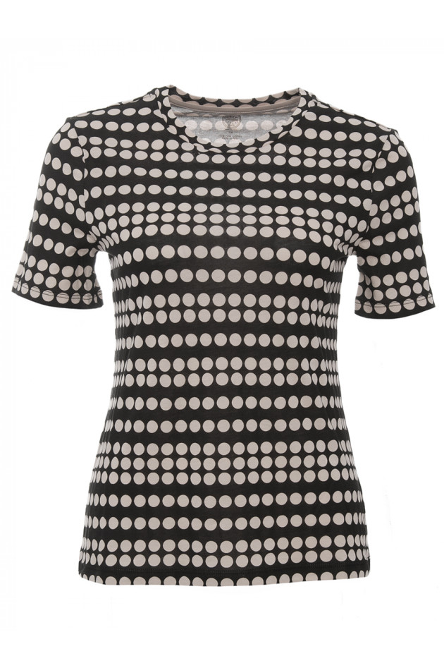 Tory Burch Shirt gepunktet Schwarz/Natur