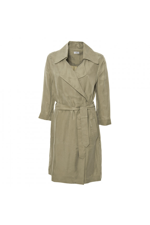 Closed Trenchkleid in Olive