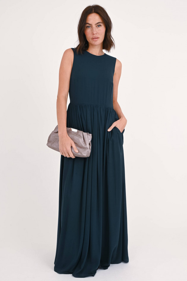 Trois Fleurs Maxikleid MARGARET-BOREAL in Petrol