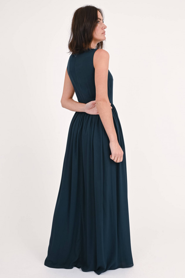 Trois Fleurs Maxikleid MARGARET-BOREAL in Petrol