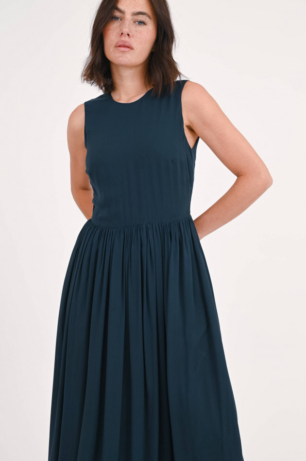 Trois Fleurs Maxikleid MARGARET-BOREAL in Petrol