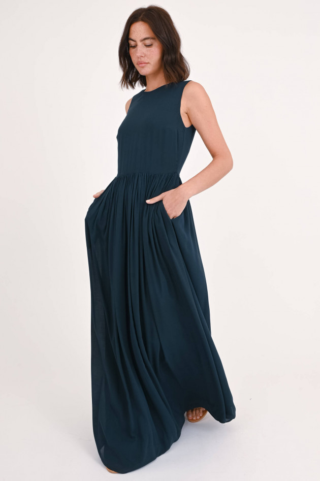 Trois Fleurs Maxikleid MARGARET-BOREAL in Petrol