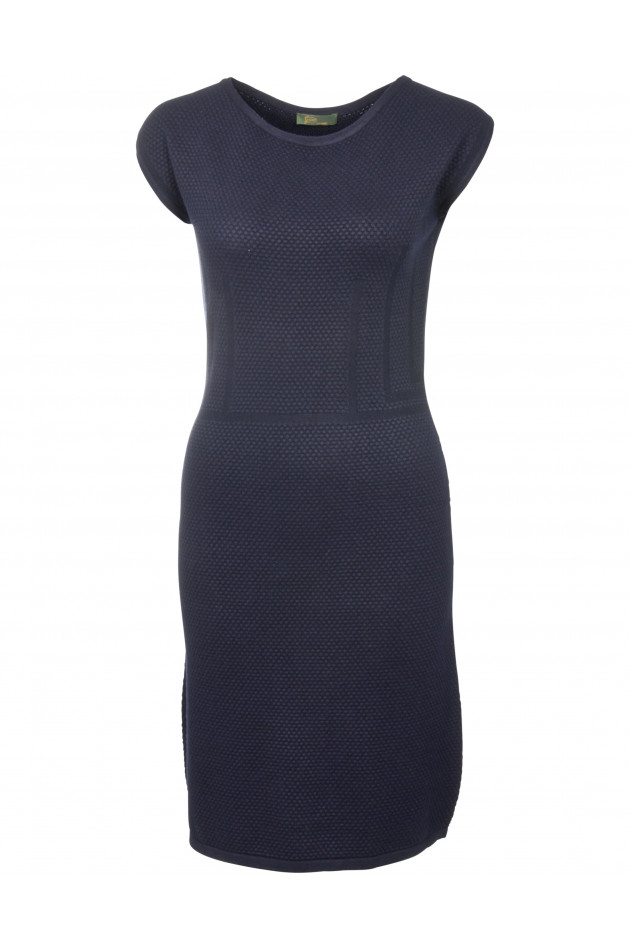 Grüner Twinset in Navy