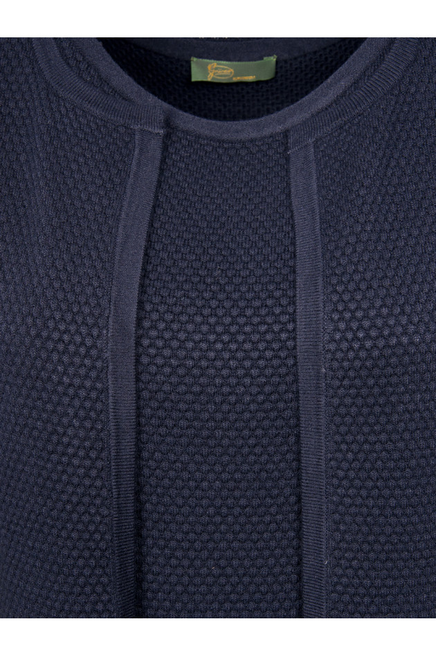 Grüner Twinset in Navy