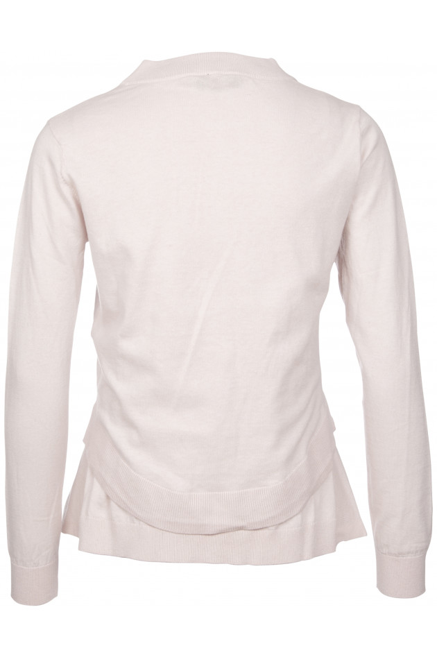Grüner Twinset in Rosé