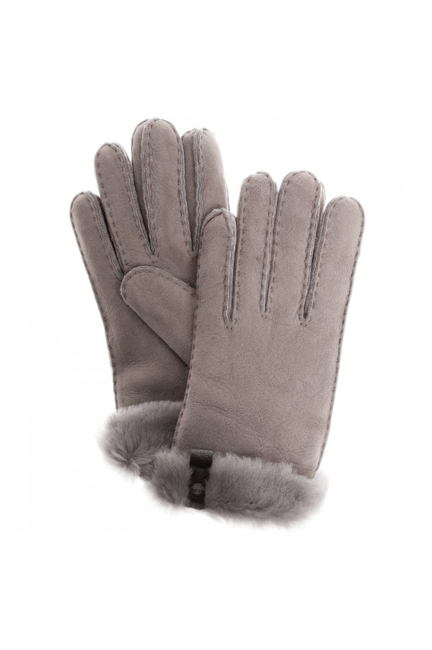 UGG Lammfellhandschuhe in Grau