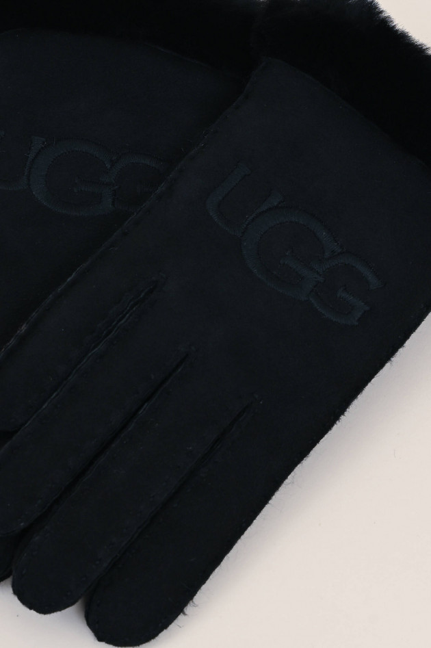 UGG Weiche Handschuhe SHEEPSKIN in Schwarz