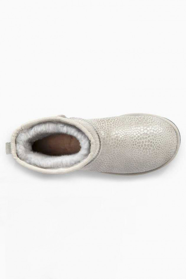 UGG Boots CLASSIC MINI GLITZY in Grau