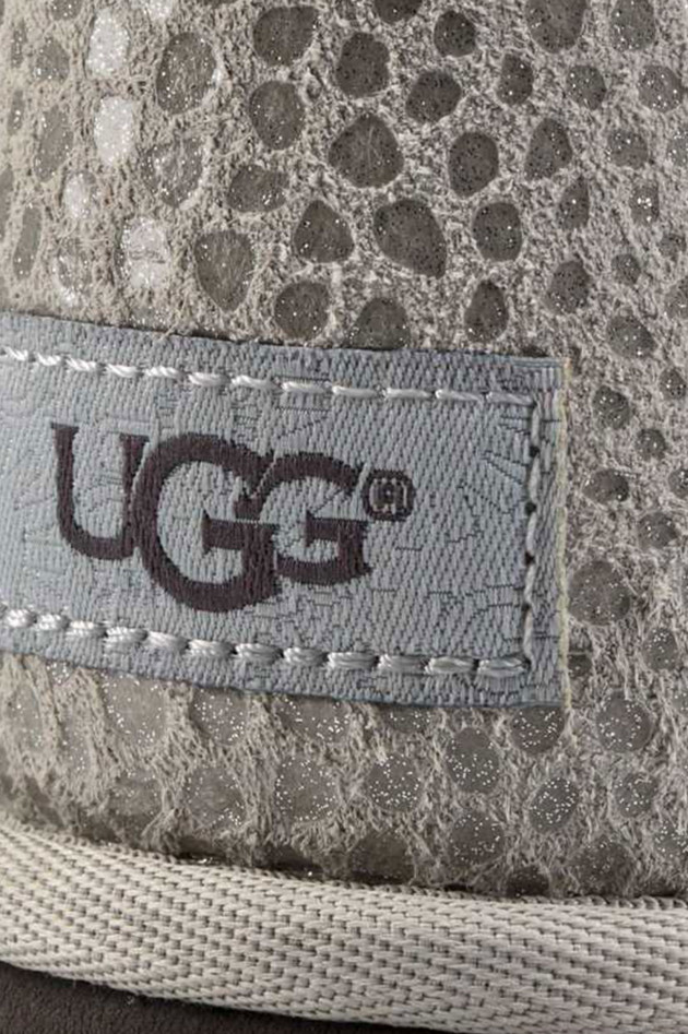 UGG Boots CLASSIC MINI GLITZY in Grau