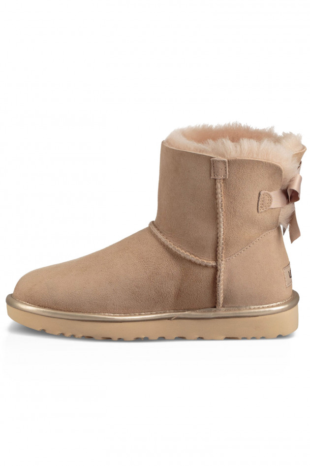 UGG Ugg Boots MINI BAILEY BOW in Rosé metallic