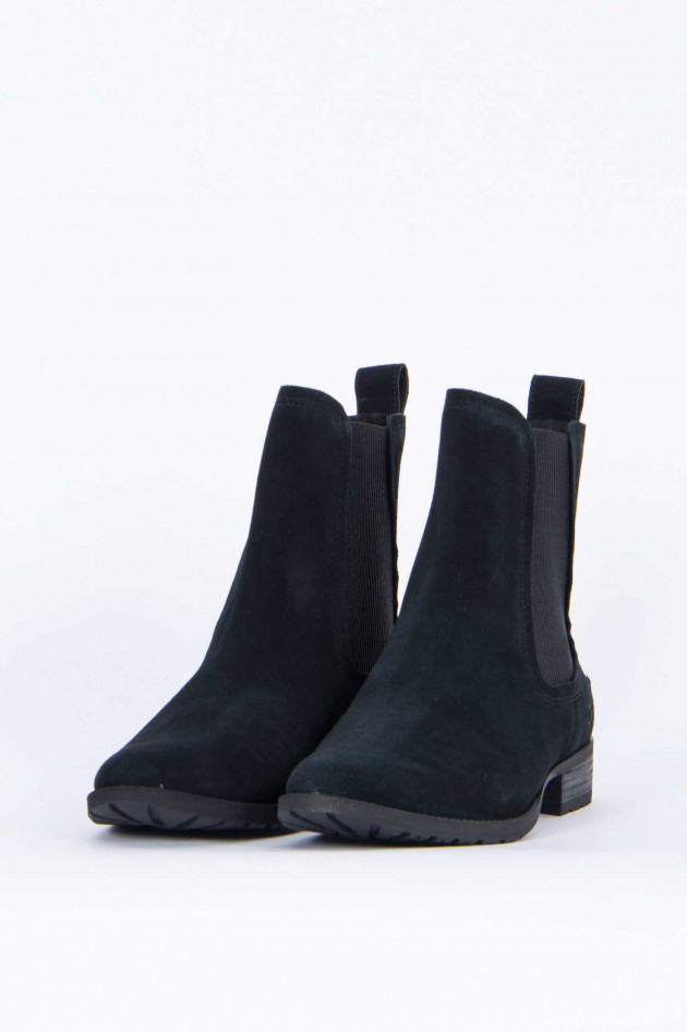 UGG Stiefelette HILLHURST aus Veloursleder in Schwarz