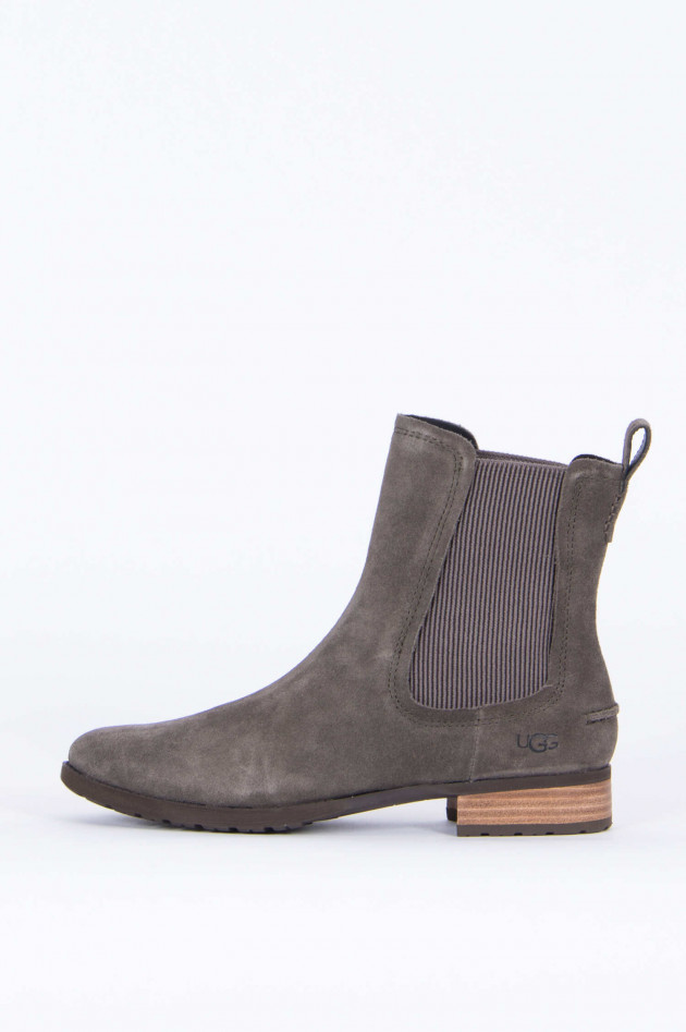 UGG Stiefelette HILLHURST aus Veloursleder in Graphit