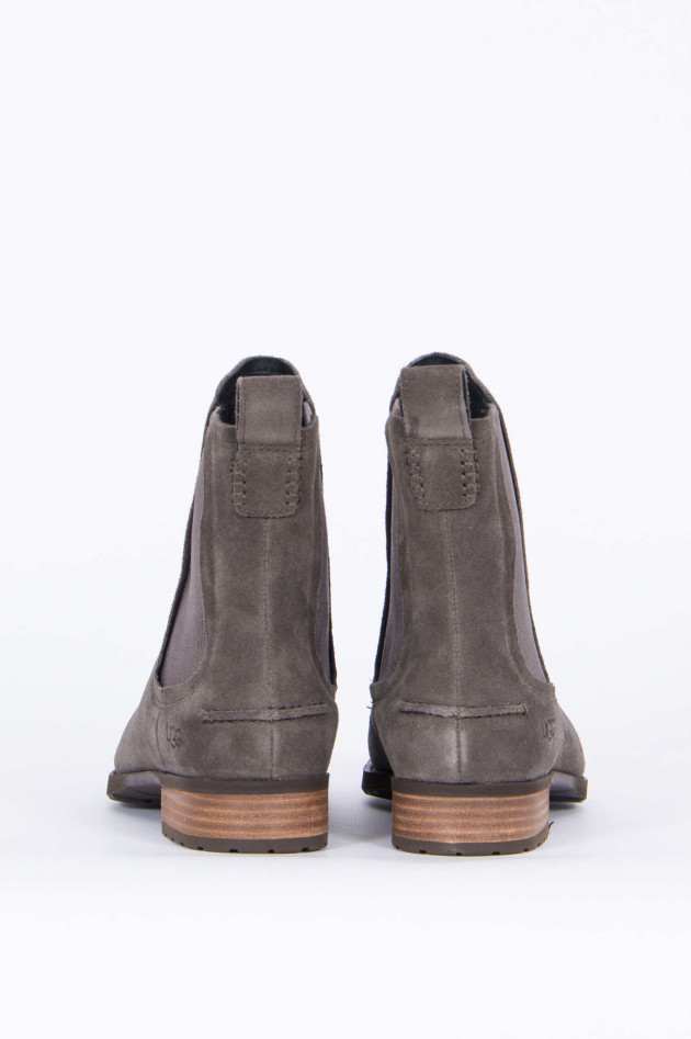 UGG Stiefelette HILLHURST aus Veloursleder in Graphit