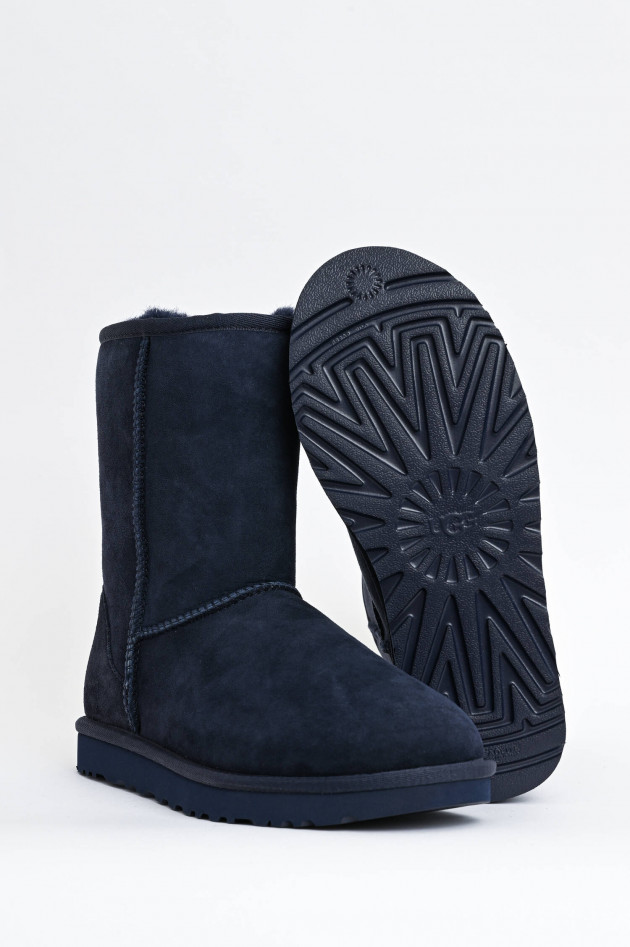 UGG Lammfell Boot CLASSIC SHORT in Midnight