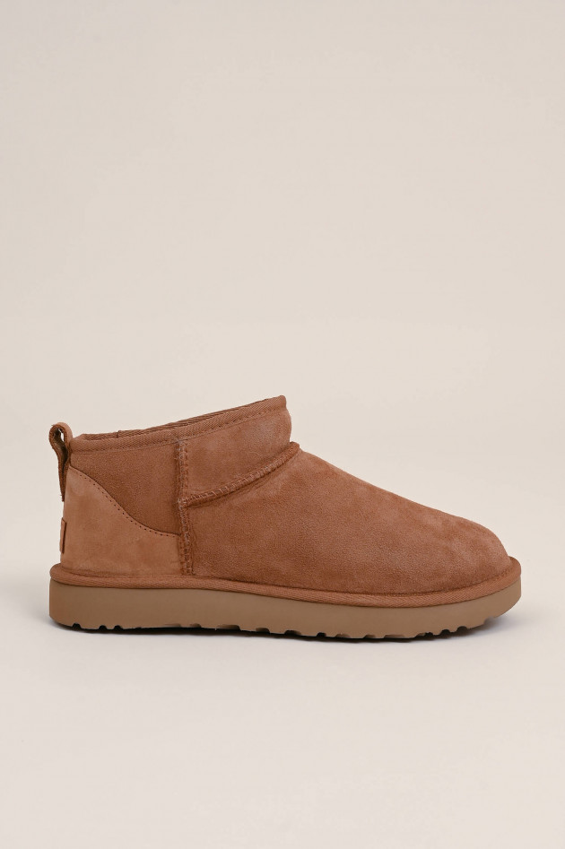 UGG Lammfell-Boot ULTRA MINI in Chestnut