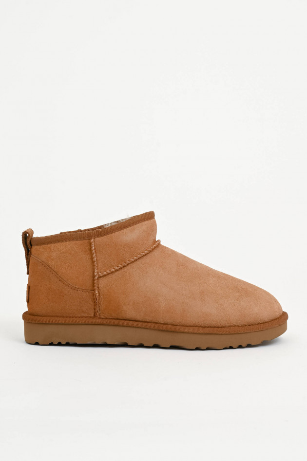 UGG Lammfell-Boot ULTRA MINI in Chestnut