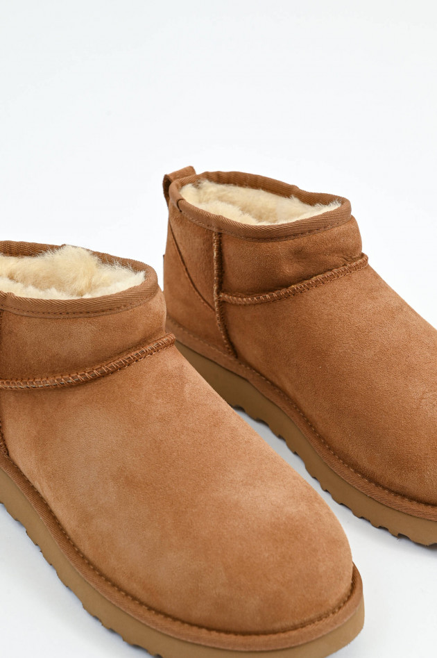 UGG Lammfell-Boot ULTRA MINI in Chestnut