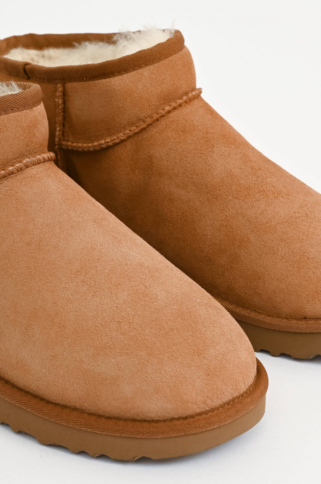 UGG Lammfell-Boot ULTRA MINI in Chestnut