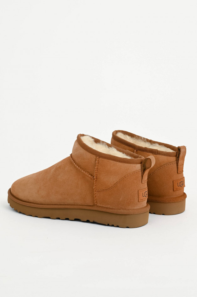 UGG Lammfell-Boot ULTRA MINI in Chestnut