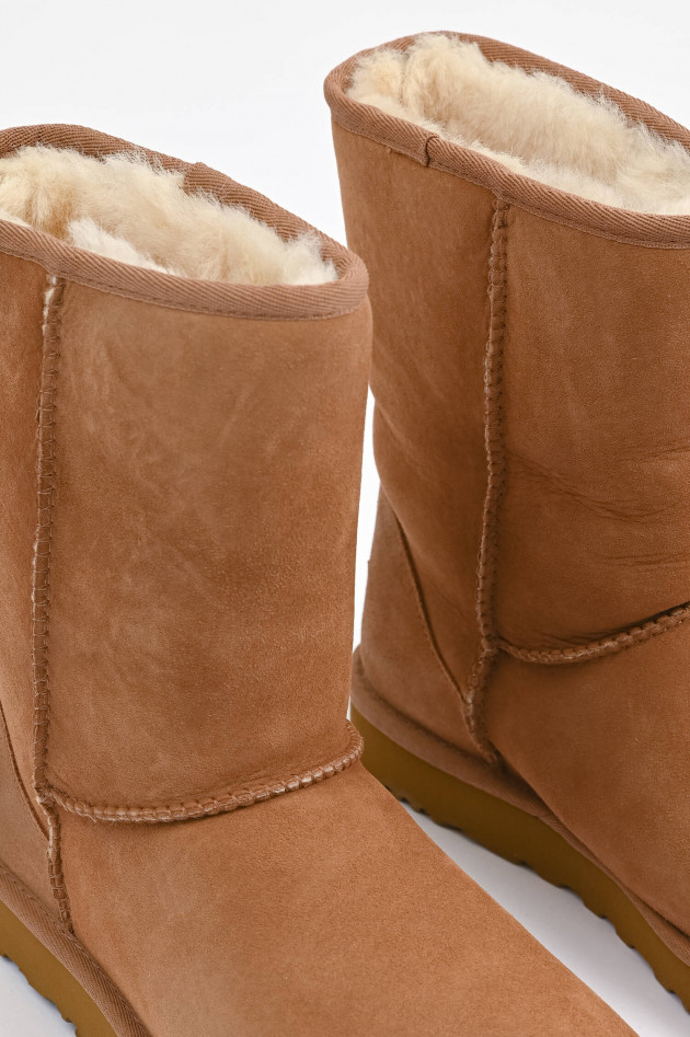 UGG Lammfell Boot CLASSIC SHORT in Chestnut
