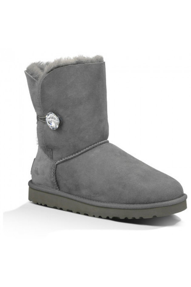 UGG Boots Bailey Button Grau