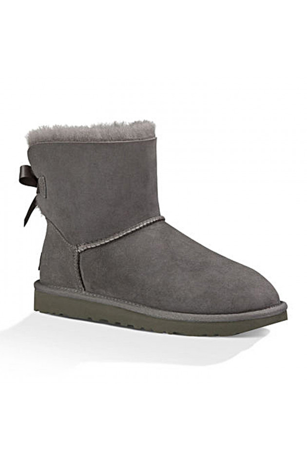 UGG Mini Bailey Bow in Grau