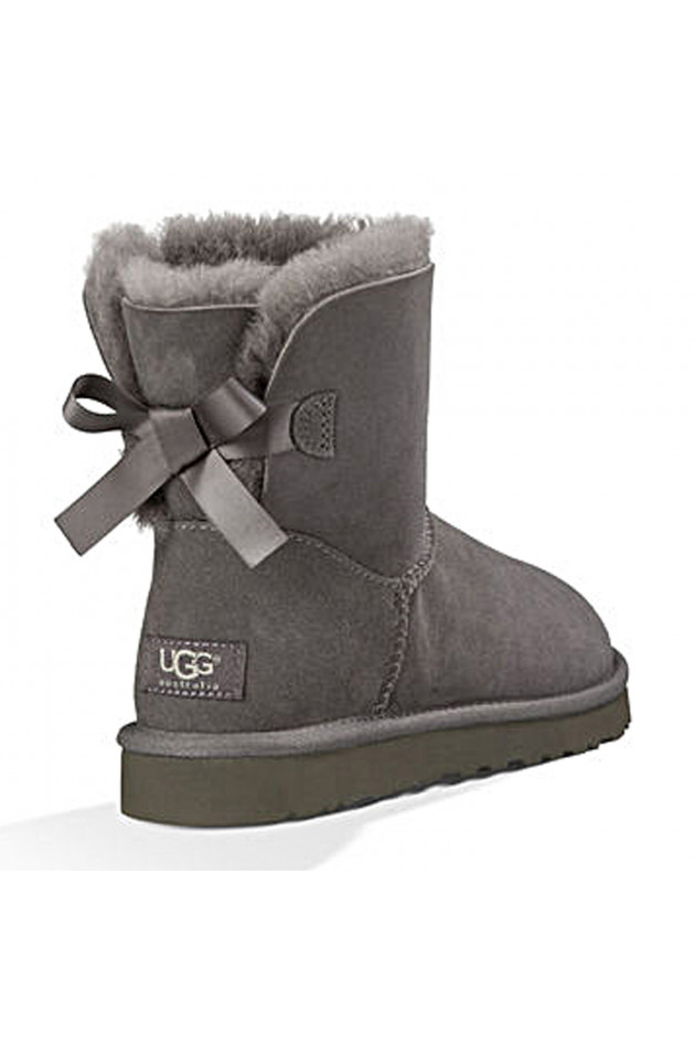 UGG Mini Bailey Bow in Grau