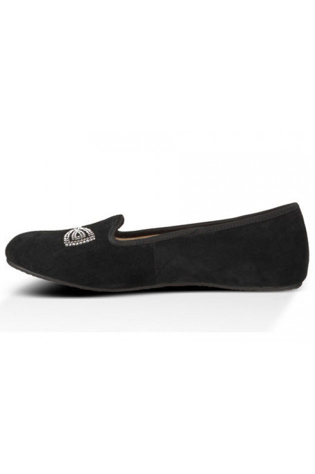 UGG Ballerina mit Swarowski Steinen Schwarz