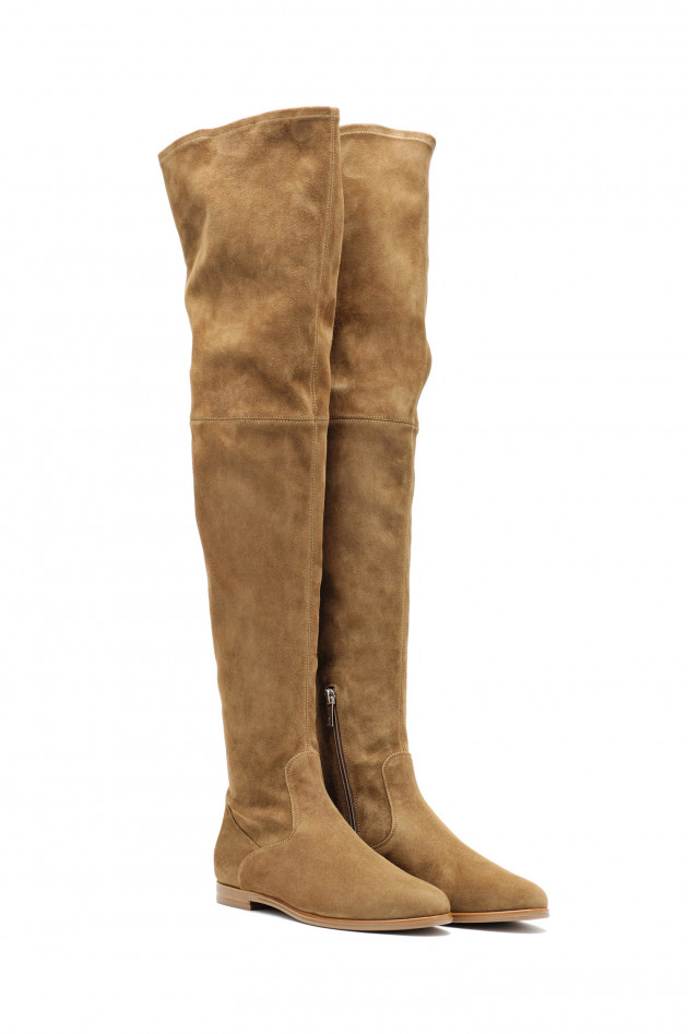 Unützer Overknee - Stiefel in Camel